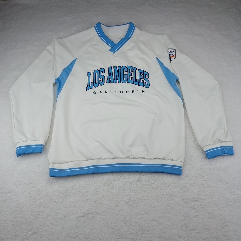 Los Angeles Californina ‎ Long Sleeve Jersey Cestoball Light Blue And White M